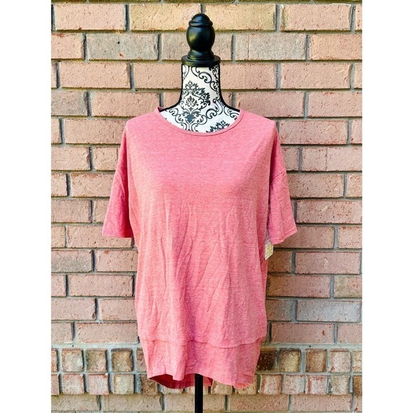 NWT LulaRoe Peachy Pink Irma Top Size XXS - Picture 2 of 8